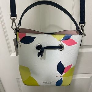 Brand new with tags, Kate spade lemon bucket purse